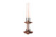 Doc & Holliday Billiard Cue Floor Rack in solid walnut and maple with striped detailing, freestanding pool cue holder. Doc & Holliday Billiard Cue Floor Rack in solid walnut and maple with striped detailing, freestanding pool cue holder.